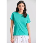 Γυναικείο t-shirt με στρογγυλή λαιμόκοψη - The ess