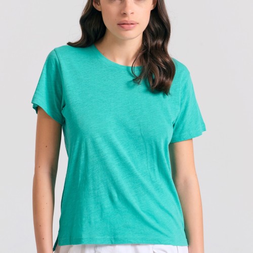 Γυναικείο t-shirt με στρογγυλή λαιμόκοψη - The ess