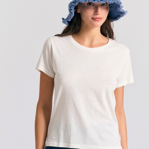 Γυναικείο t-shirt με στρογγυλή λαιμόκοψη - The ess