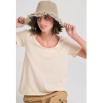 Γυναικείο t-shirt με στρογγυλή λαιμόκοψη - The ess