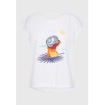 Γυναικείο t-shirt με τύπωμα και ανοιχτή πλάτη Γυναικείο t-shirt με τύπωμα και ανοιχτή πλάτη