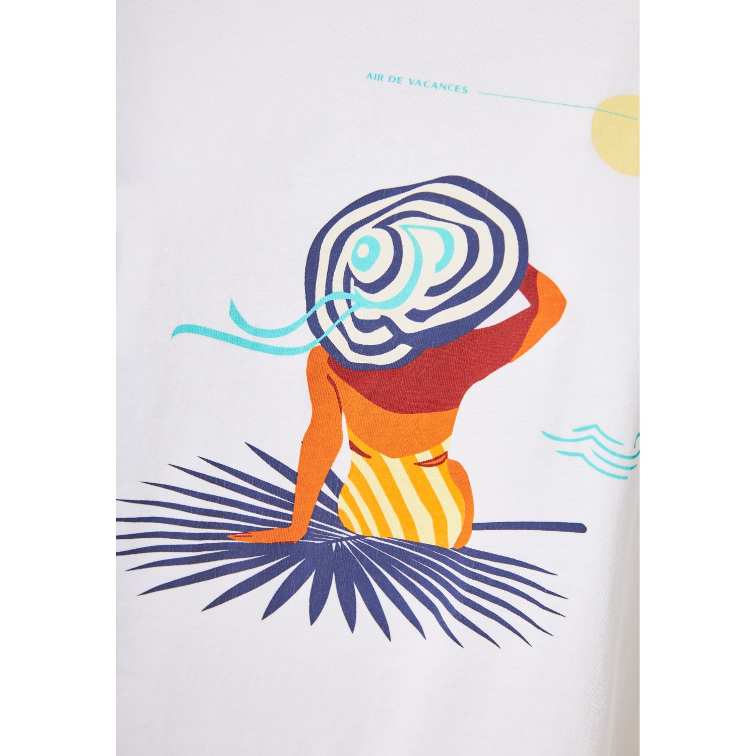 Γυναικείο t-shirt με τύπωμα και ανοιχτή πλάτη Γυναικείο t-shirt με τύπωμα και ανοιχτή πλάτη