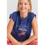 Γυναικείο t-shirt με φωτογραφικό τύπωμα