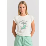 Γυναικείο t-shirt με φωτογραφικό τύπωμα
