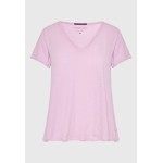 Γυναικείο V-neck t-shirt με raw edges - The essent