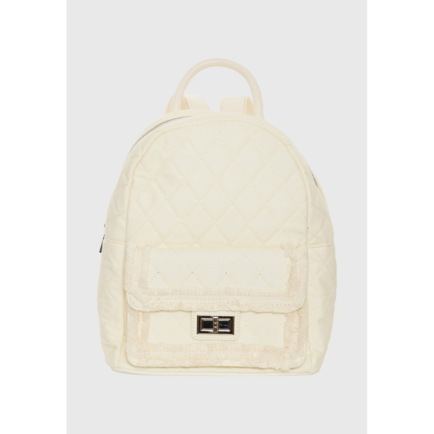 Γυναικείο καπιτονέ backpack με κρόσσια