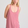 Γυναικείο μονόχρωμο tank top από βισκόζη
