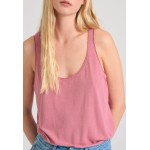 Γυναικείο μονόχρωμο tank top από βισκόζη