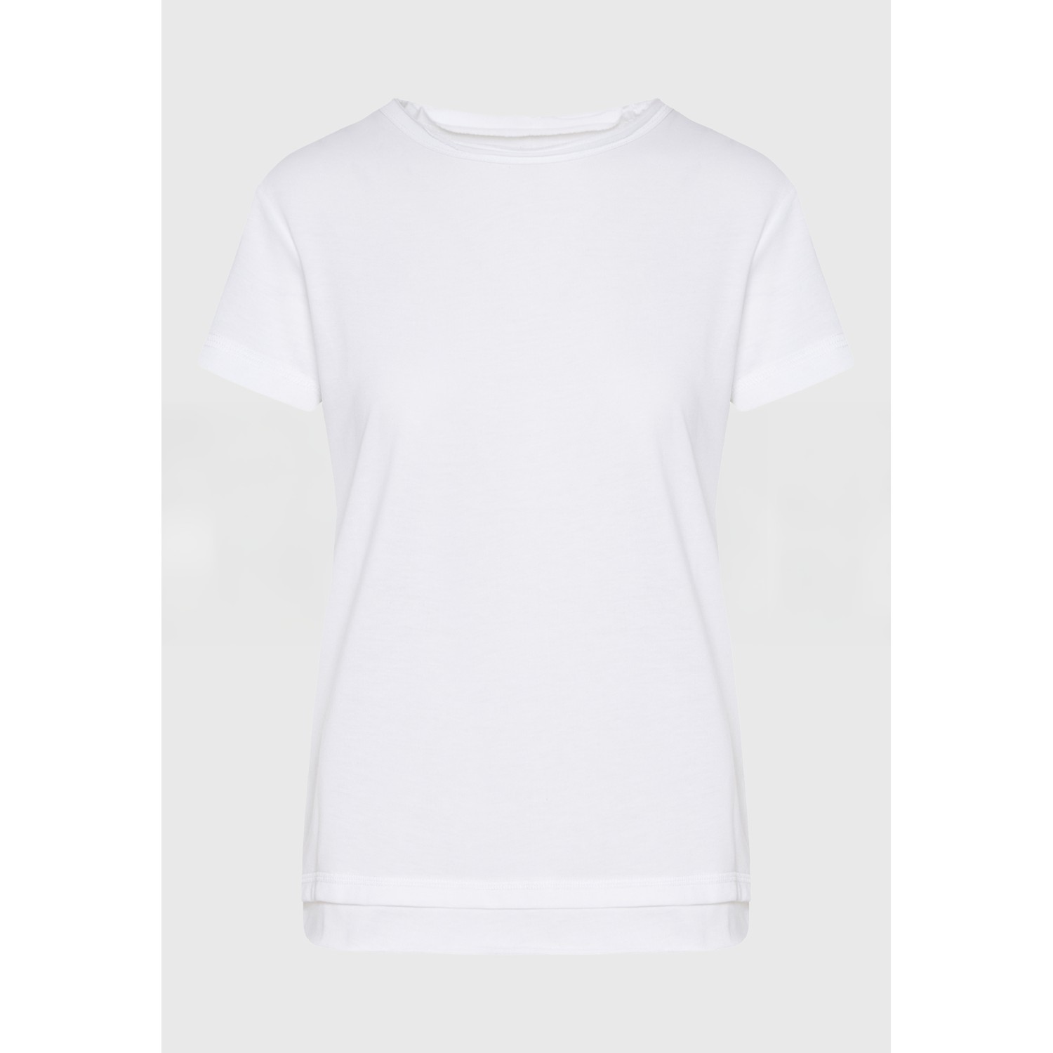 Γυναικείο μονόχρωμο t-shirt από βισκόζη