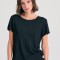 Γυναικείο μονόχρωμο t-shirt από βισκόζη