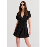 Κρουαζέ ολόσωμη φόρμα σορτς με πλαϊνό δέσιμο