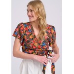 Κρουαζέ τοπ με τύπωμα σε boho look