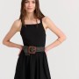 Ολόσωμη φόρμα σορτς σε rib ύφανση