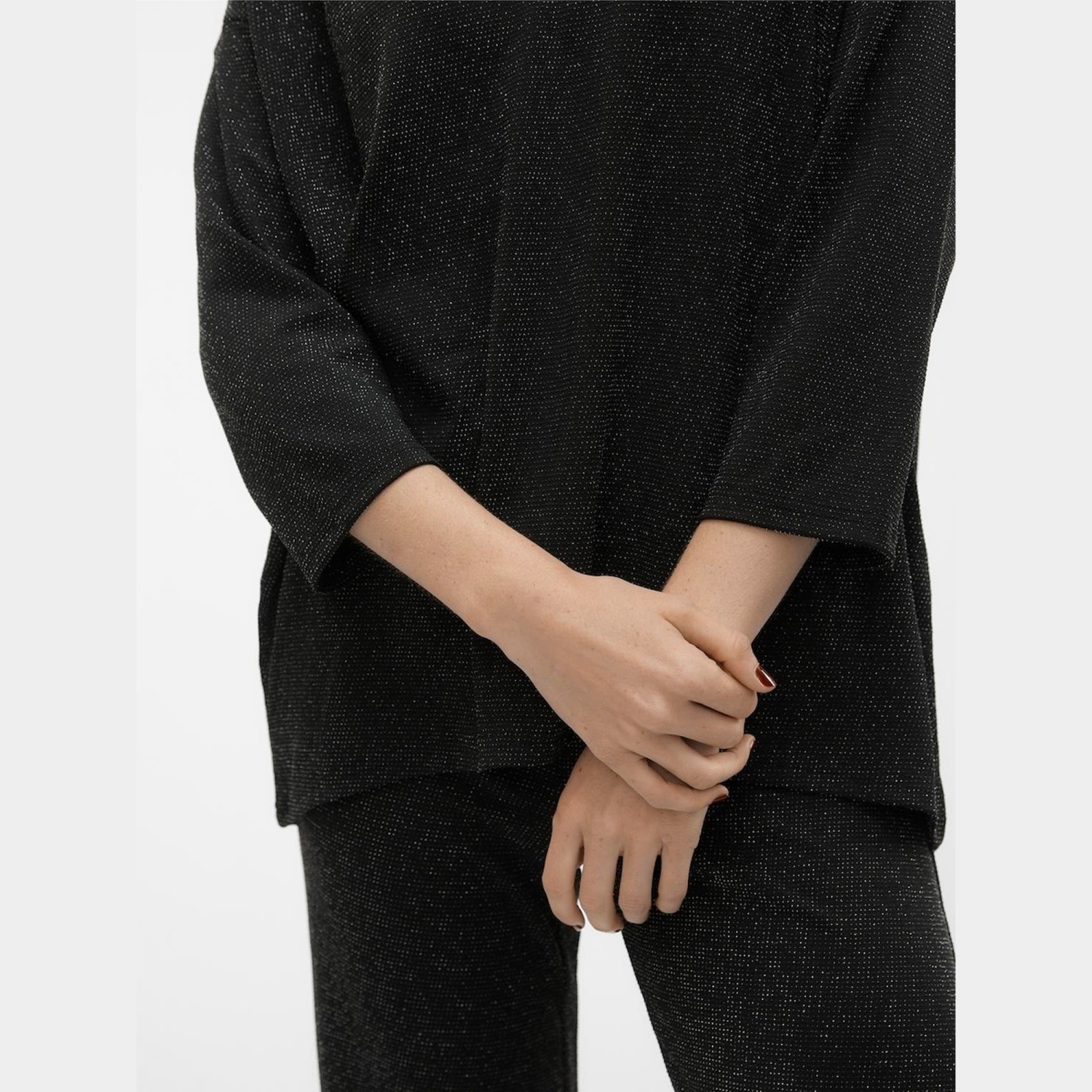Γυναικεία Πλεκτή Μπλούζα Kanva 3/4 V-Neck Vero Moda