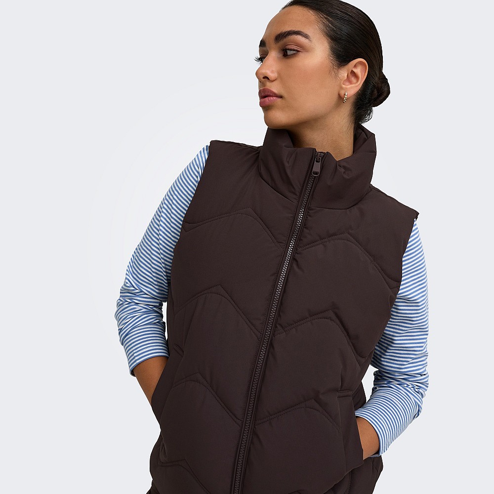 Γυναικείο Αμάνικο Καπιτονέ Γιλέκο με Ψηλό Γιακά JDY BY ONLY