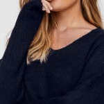Γυναικείο Πουλόβερ Crew Lefile V-Neck Vero Moda
