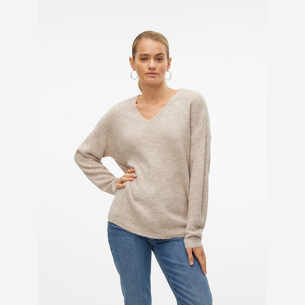 Γυναικείο Πουλόβερ Crew Lefile V-Neck Vero Moda