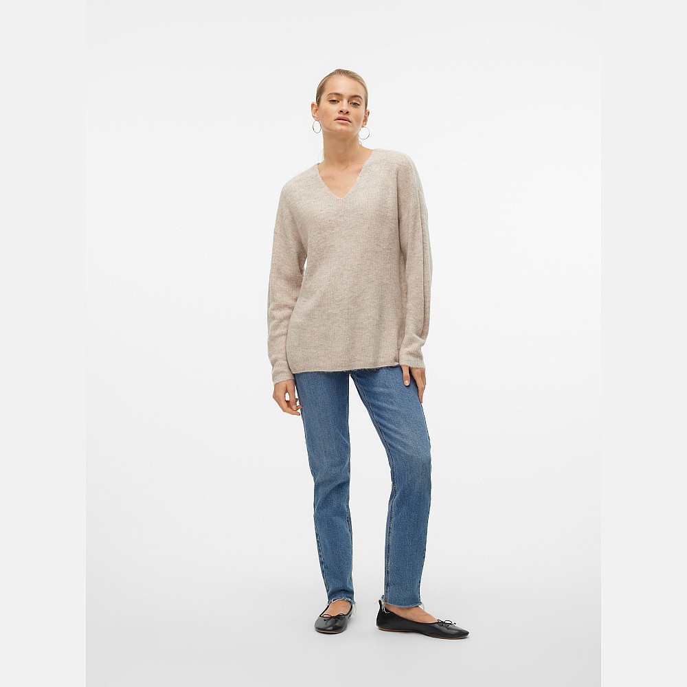 Γυναικείο Πουλόβερ Crew Lefile V-Neck Vero Moda