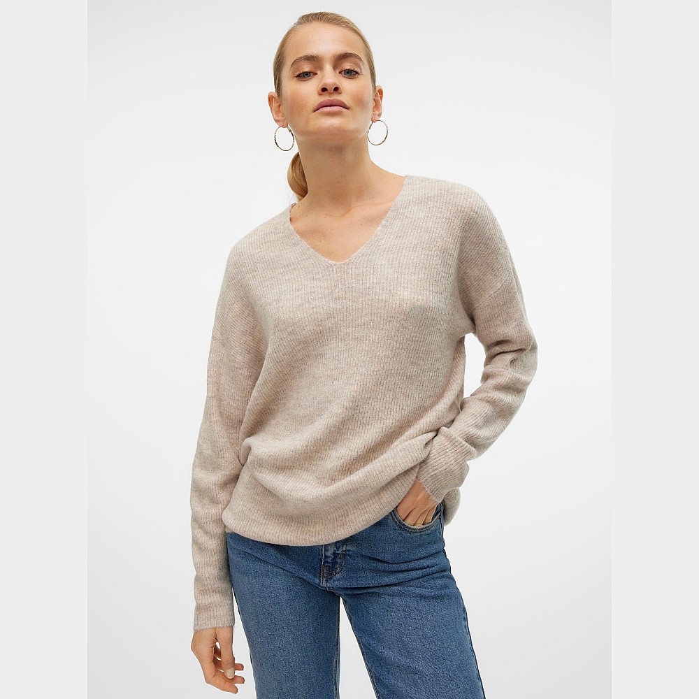 Γυναικείο Πουλόβερ Crew Lefile V-Neck Vero Moda