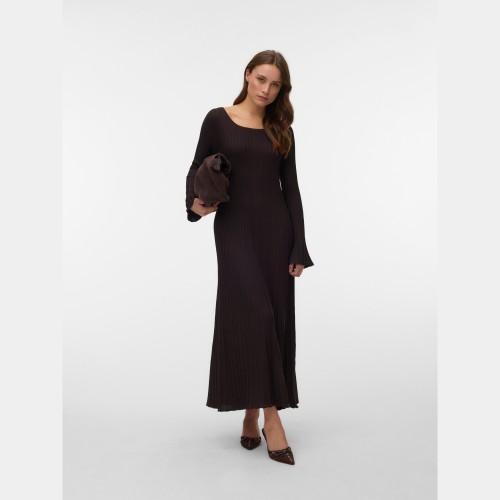 Γυναικείο Μακρυμάνικο Φόρεμα Alessandria Boatneck Ankle Vero Moda