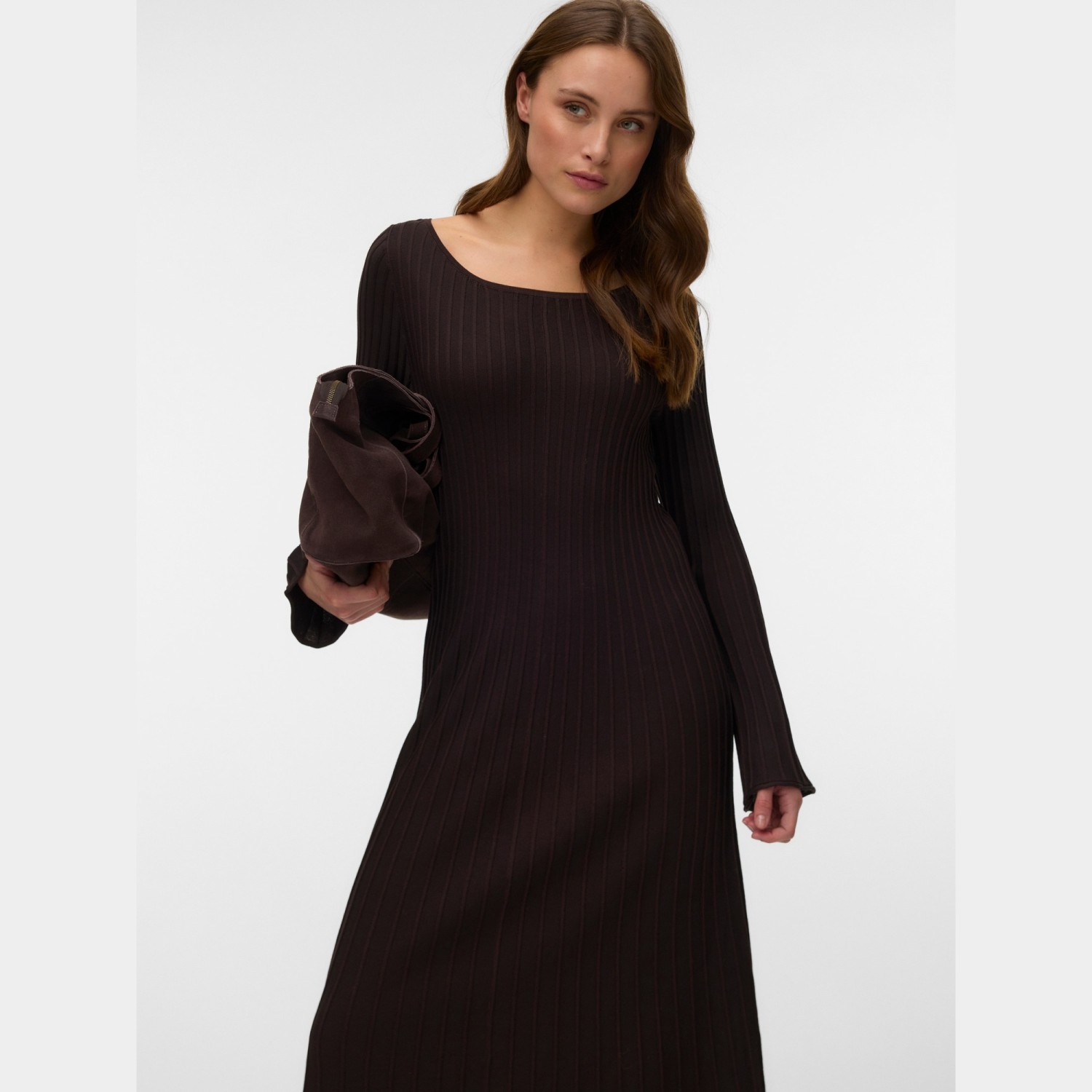 Γυναικείο Μακρυμάνικο Φόρεμα Alessandria Boatneck Ankle Vero Moda