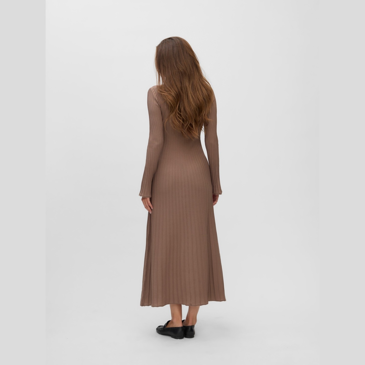 Γυναικείο Μακρυμάνικο Φόρεμα Alessandria Boatneck Ankle Vero Moda