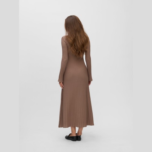 Γυναικείο Μακρυμάνικο Φόρεμα Alessandria Boatneck Ankle Vero Moda Γυναικείο Μακρυμάνικο Φόρεμα Alessandria Boatneck Ankle Vero Moda