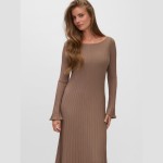 Γυναικείο Μακρυμάνικο Φόρεμα Alessandria Boatneck Ankle Vero Moda