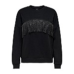 Γυναικείο Φούτερ με Κρόσσια Strass JDY BY ONLY