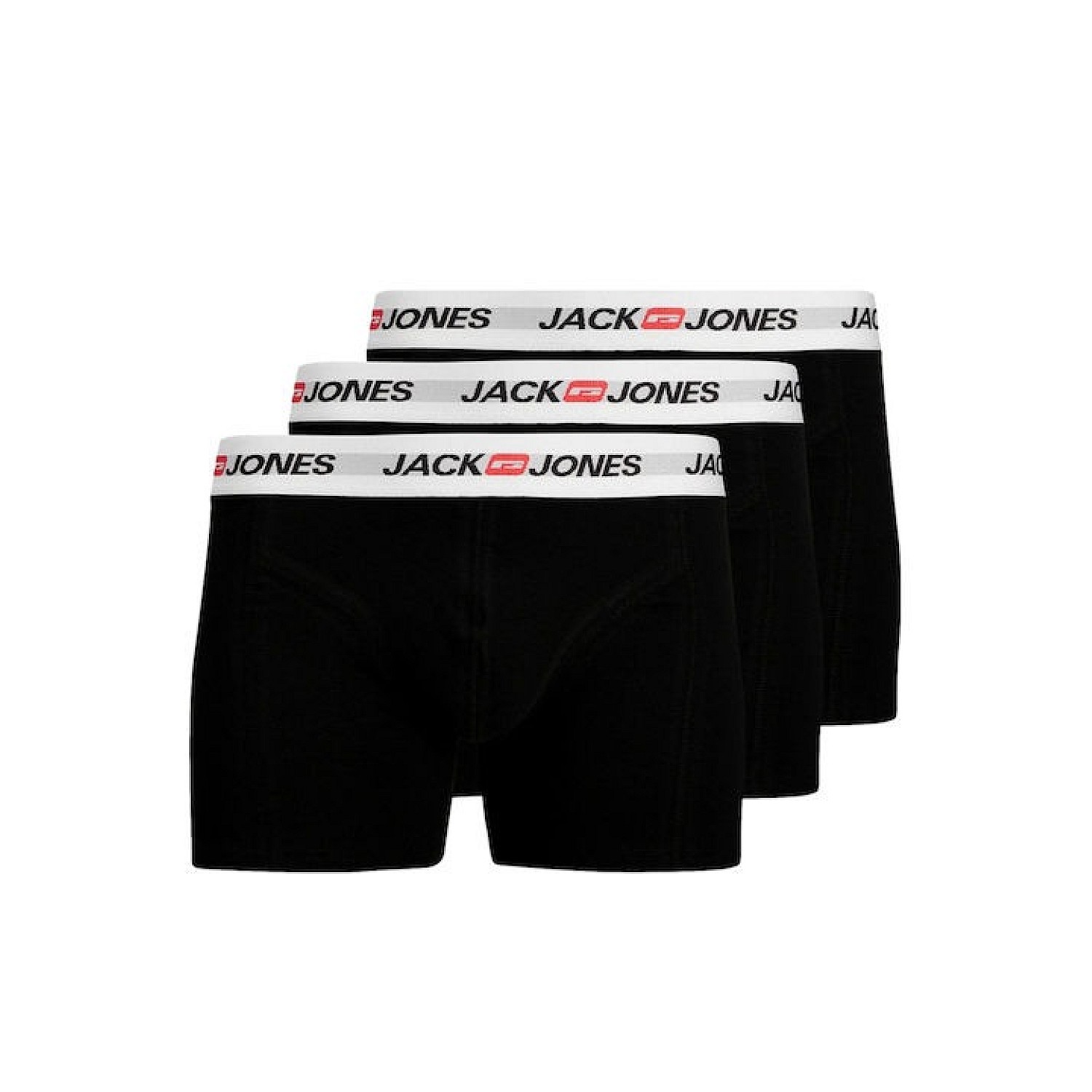 Ανδρικά Boxer Trunks με Λογότυπο 3 Τεμαχίων JACK & JONES