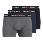 Ανδρικά Boxer Trunks με Λογότυπο 3 Τεμαχίων JACK & JONES