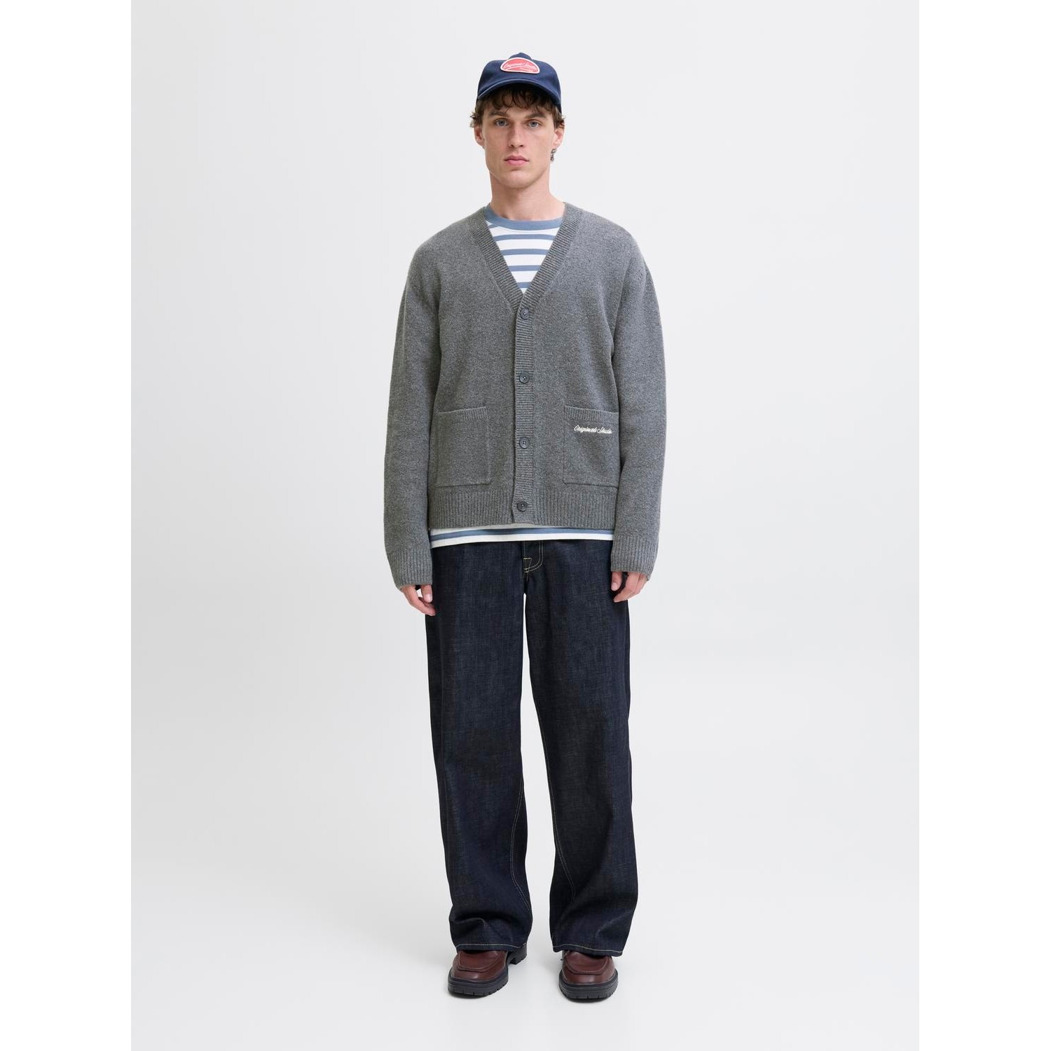 Ανδρική Πλεκτή Ζακέτα με Τσέπες JACK & JONES