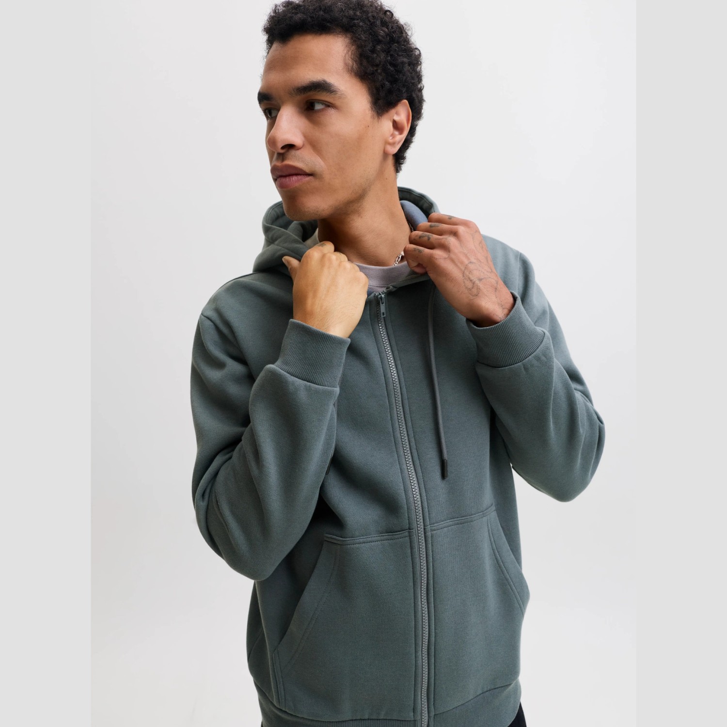 Ανδρική Ζακέτα Φούτερ με Κουκούλα JACK & JONES