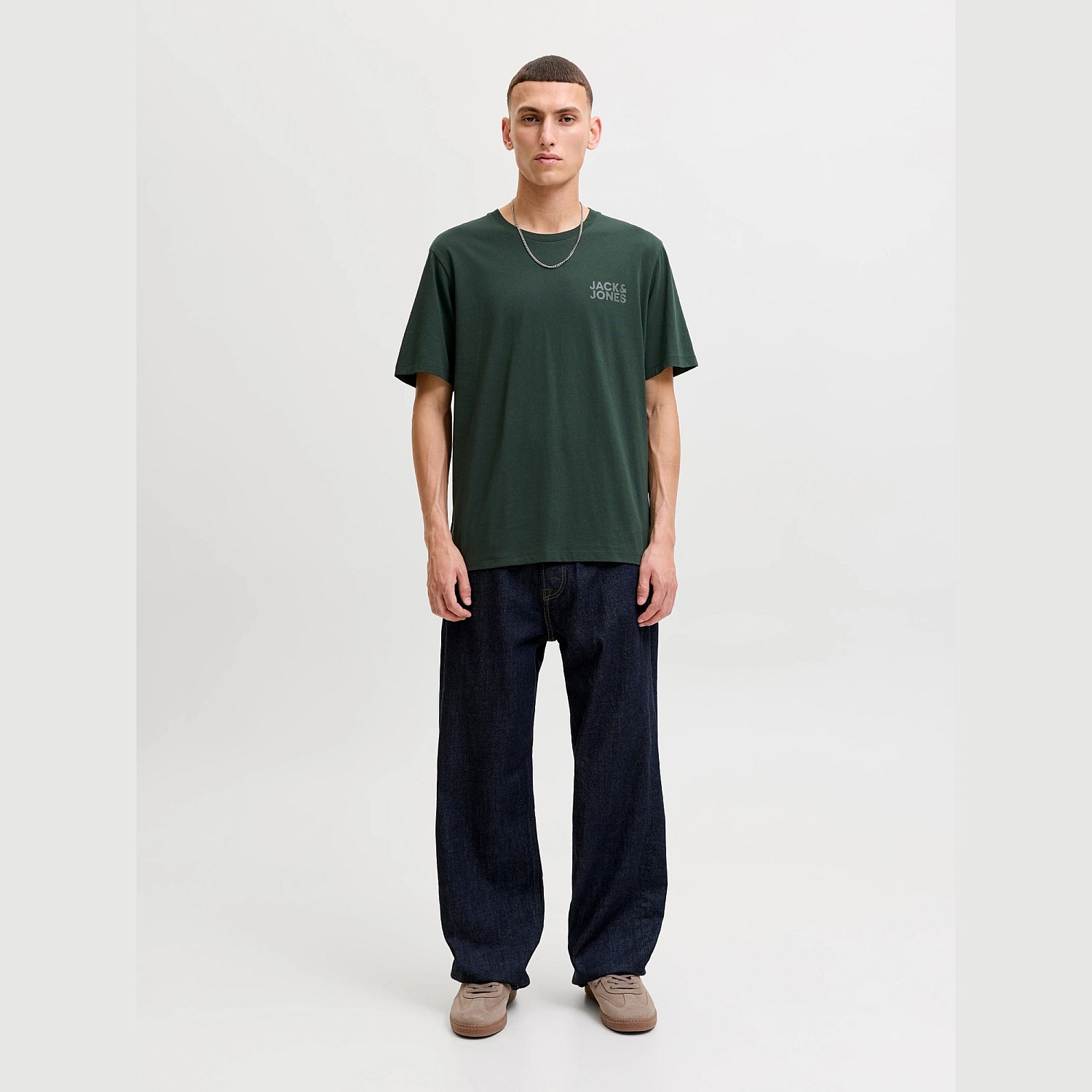 Ανδρική Μπλούζα Κοντομάνικη Corp Logo O-Neck Jack & Jones