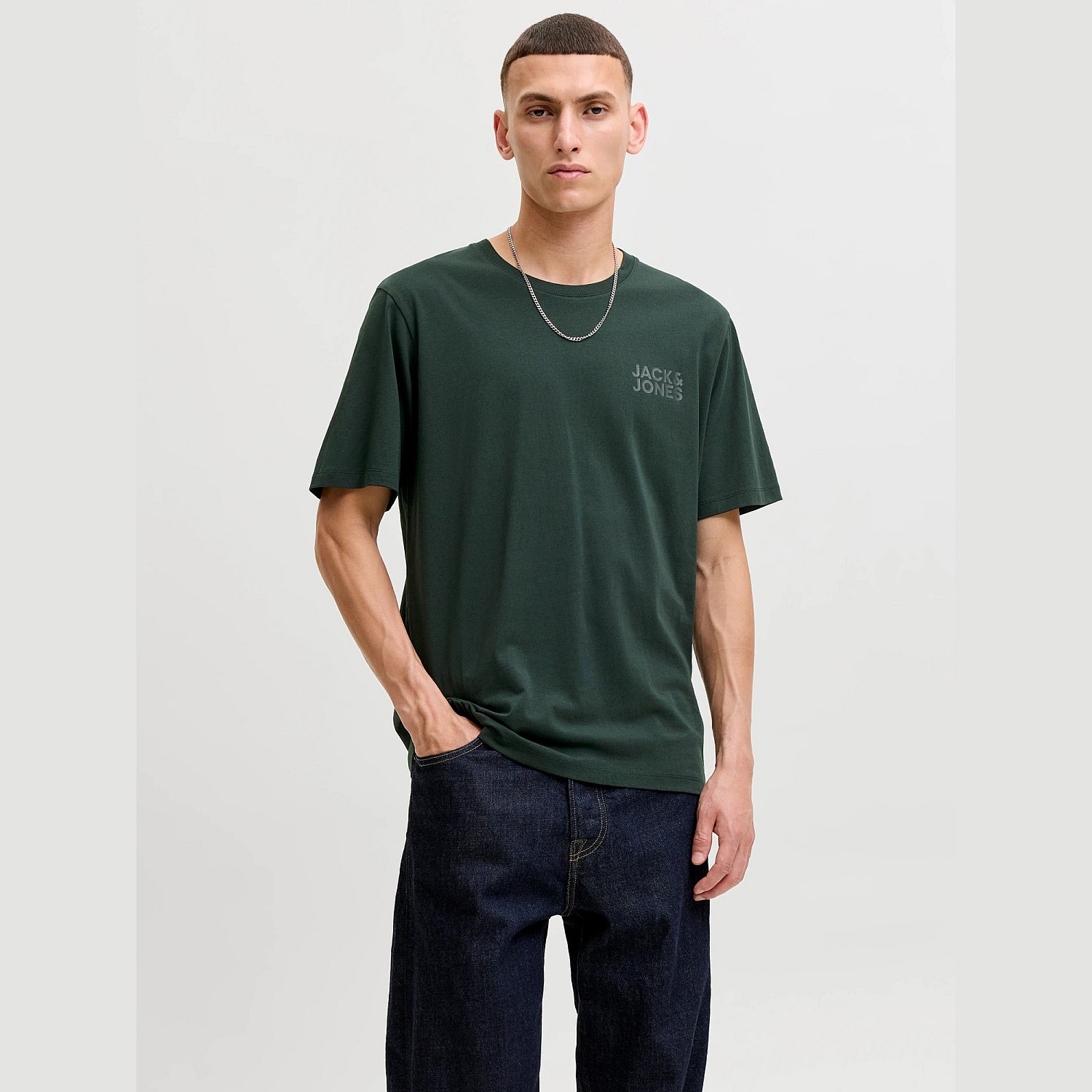 Ανδρική Μπλούζα Κοντομάνικη Corp Logo O-Neck Jack & Jones