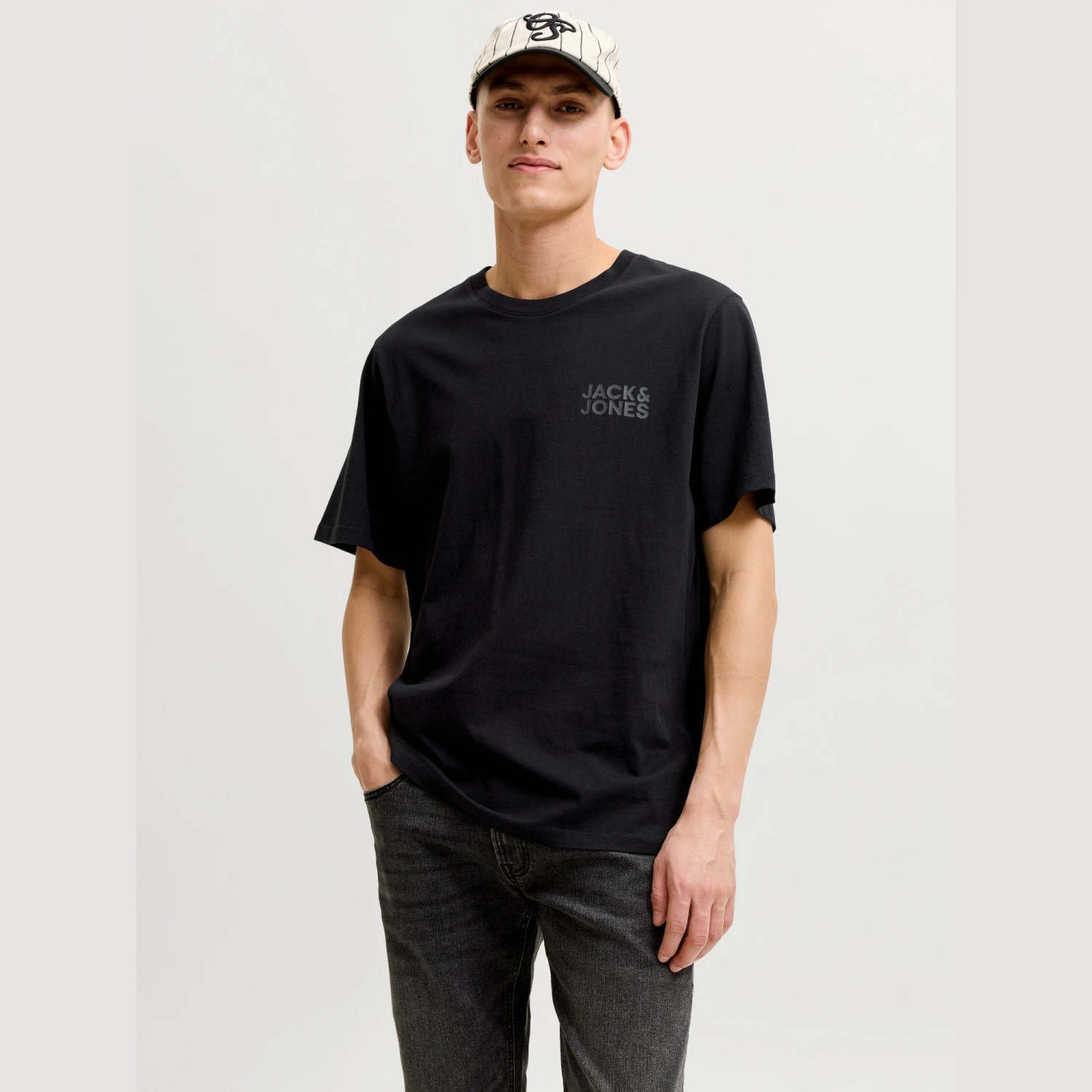 Ανδρική Μπλούζα Κοντομάνικη Corp Logo O-Neck Jack & Jones