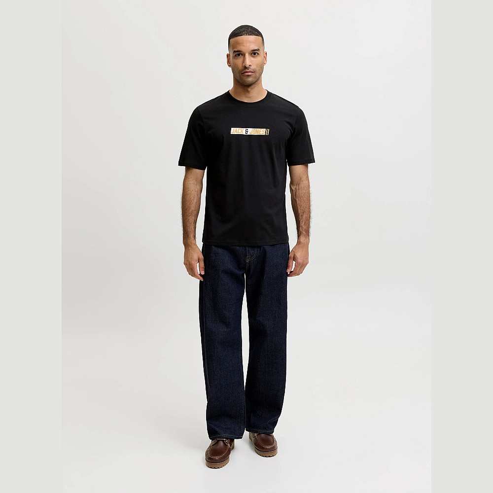 Ανδρική Κοντομάνικη Μπλούζα με Λογότυπο JACK & JONES