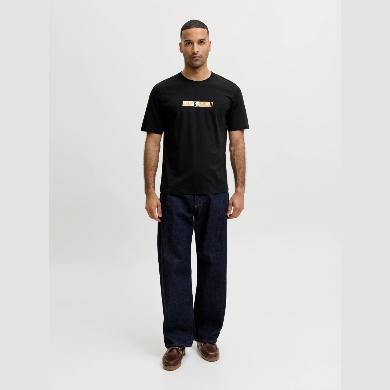 Ανδρική Κοντομάνικη Μπλούζα με Λογότυπο JACK & JONES
