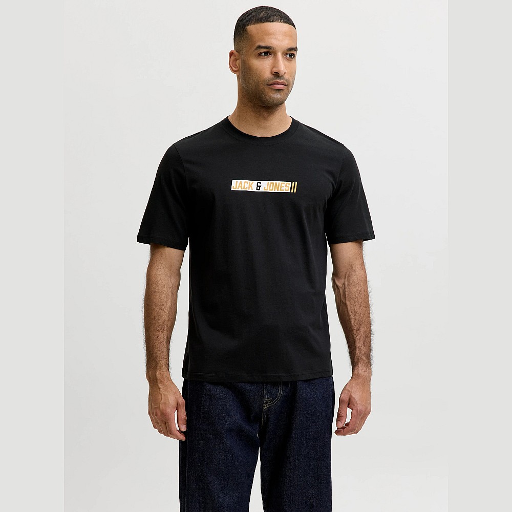 Ανδρική Κοντομάνικη Μπλούζα με Λογότυπο JACK & JONES