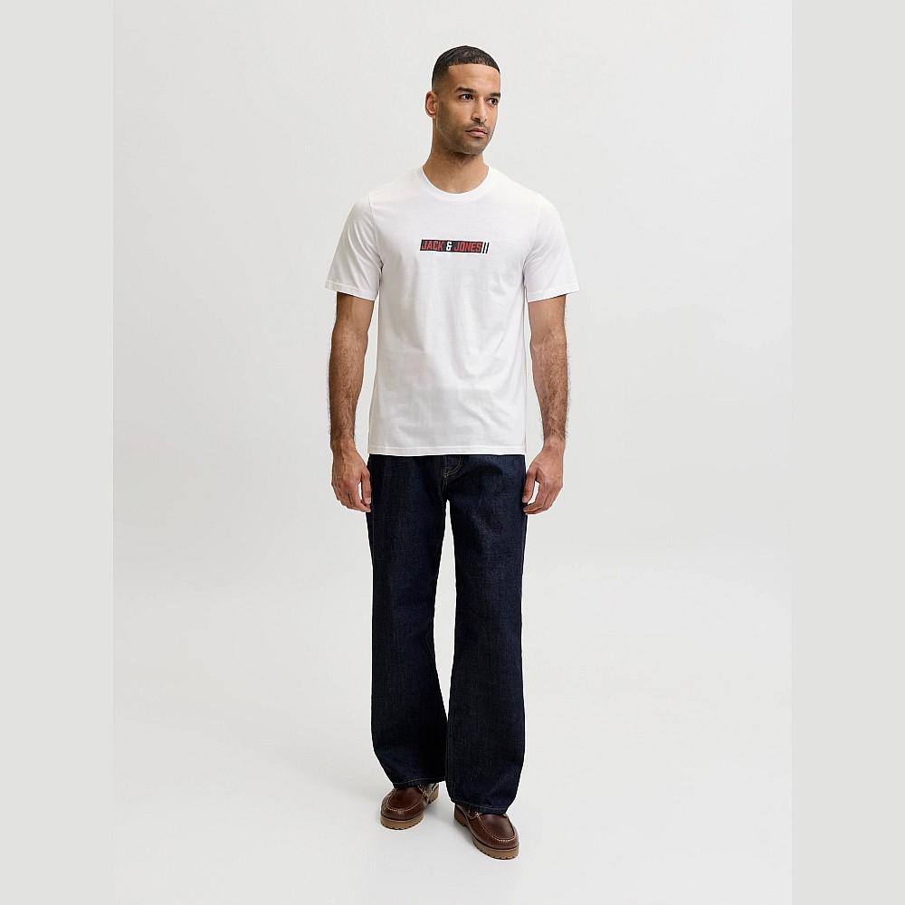 Ανδρική Κοντομάνικη Μπλούζα με Λογότυπο JACK & JONES