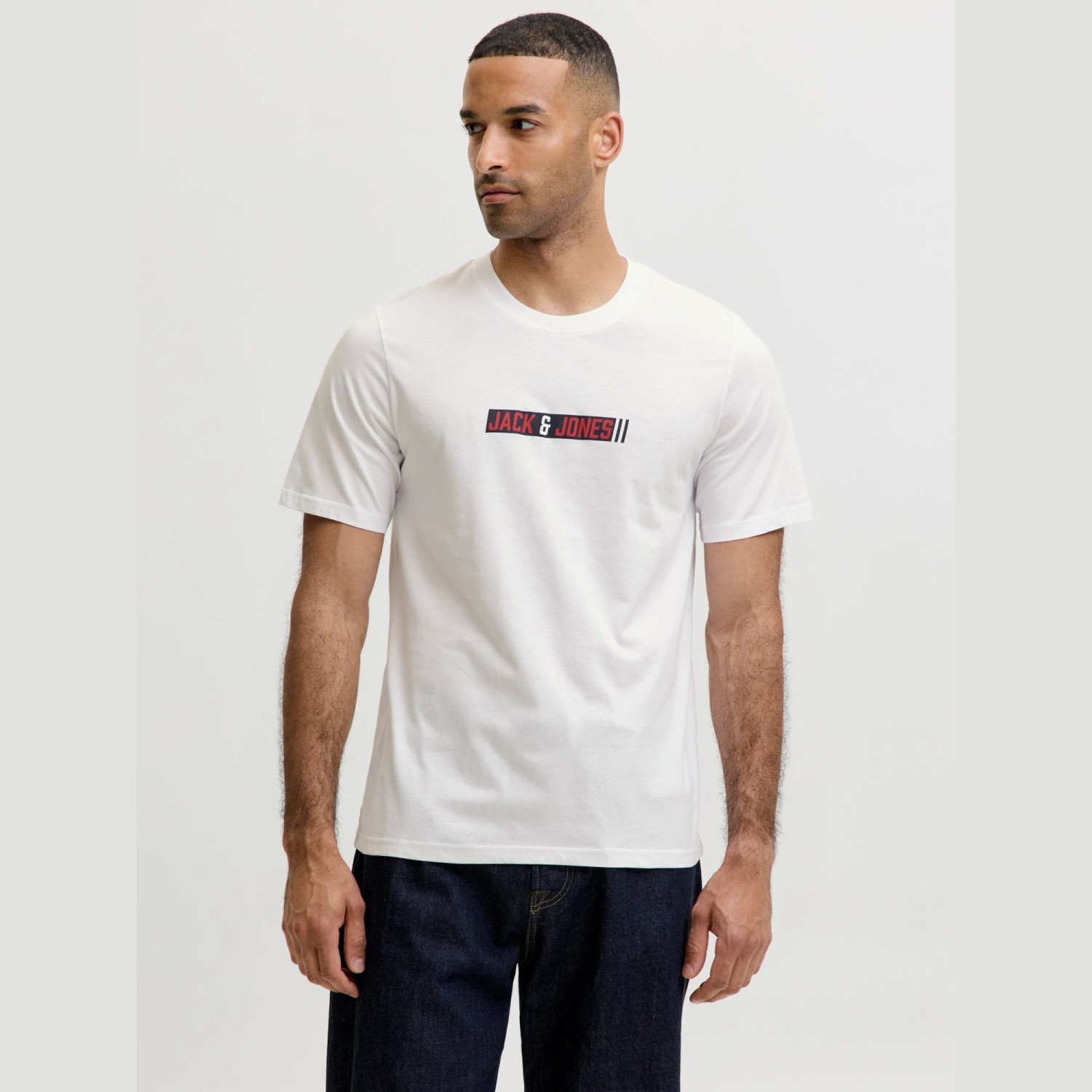 Ανδρική Κοντομάνικη Μπλούζα με Λογότυπο JACK & JONES