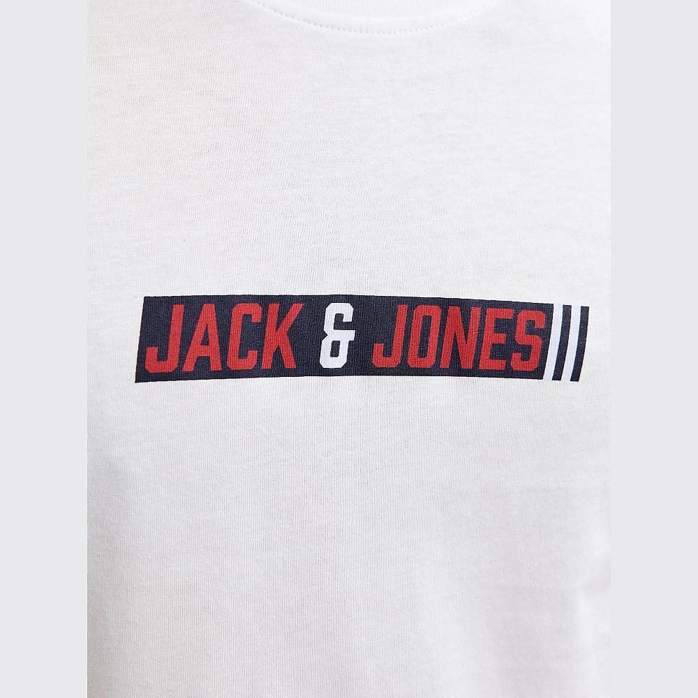 Ανδρική Κοντομάνικη Μπλούζα με Λογότυπο JACK & JONES