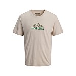 Ανδρική Κοντομάνικη Μπλούζα με Τύπωμα JACK & JONES