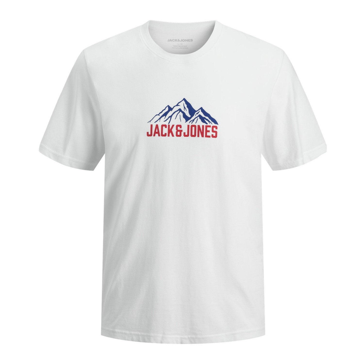 Ανδρική Κοντομάνικη Μπλούζα με Τύπωμα JACK & JONES