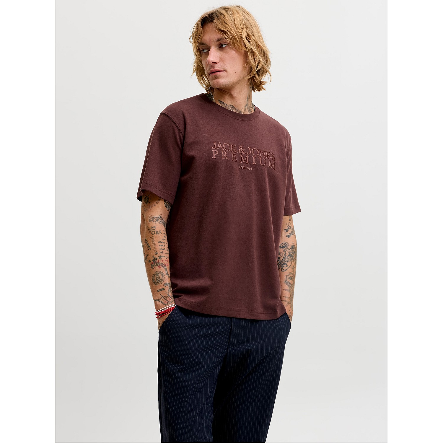 Ανδρική Μπλούζα Κοντομάνικη Ethan Branding Jack & Jones
