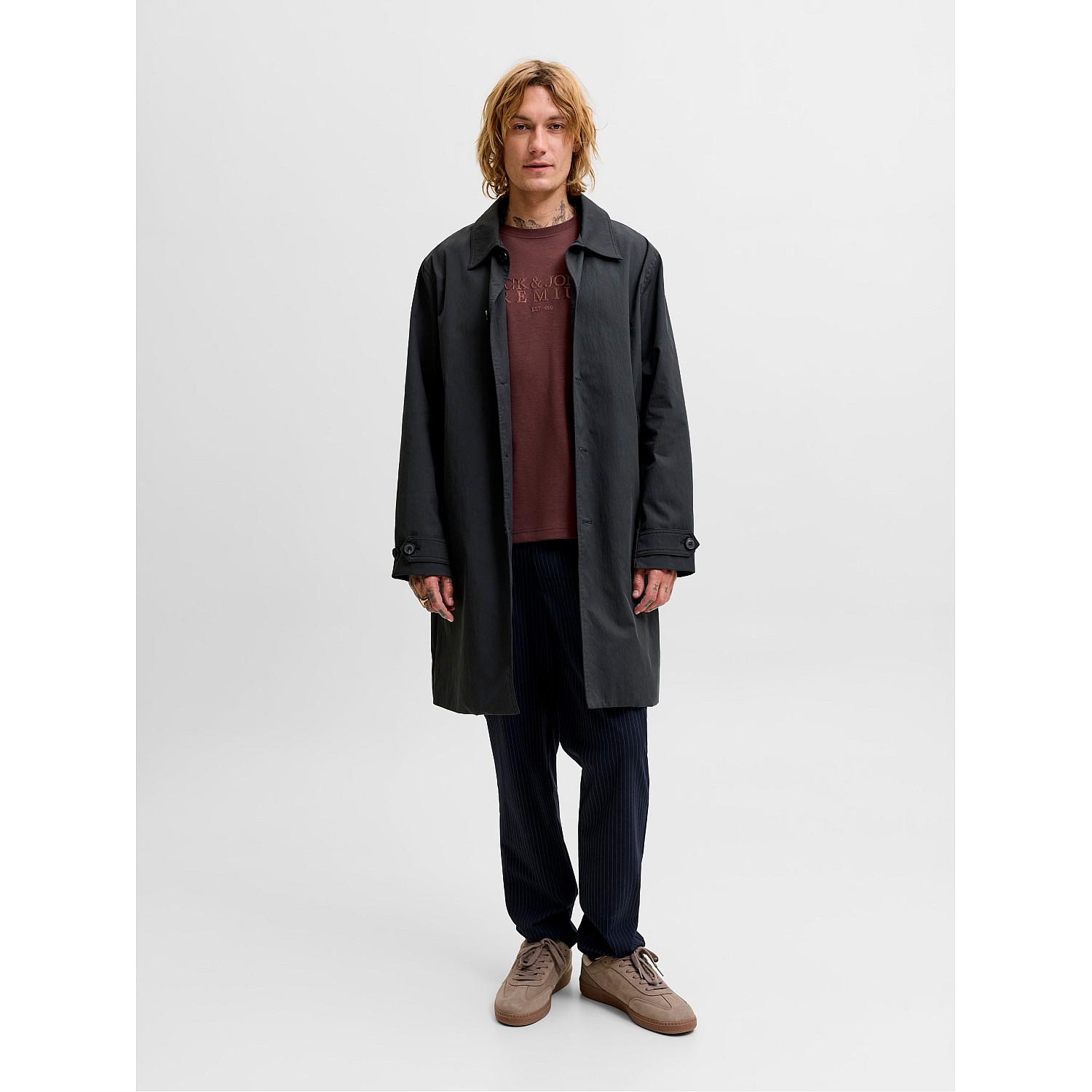 Ανδρική Μπλούζα Κοντομάνικη Ethan Branding Jack & Jones