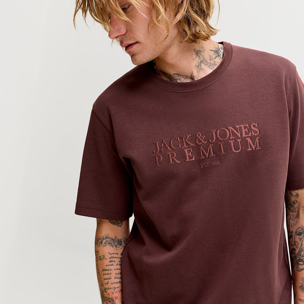 Ανδρική Μπλούζα Κοντομάνικη Ethan Branding Jack & Jones
