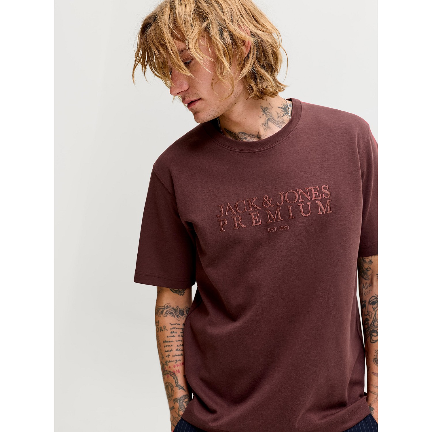 Ανδρική Μπλούζα Κοντομάνικη Ethan Branding Jack & Jones