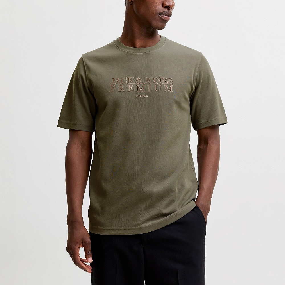 Ανδρική Μπλούζα Κοντομάνικη Ethan Branding Jack & Jones