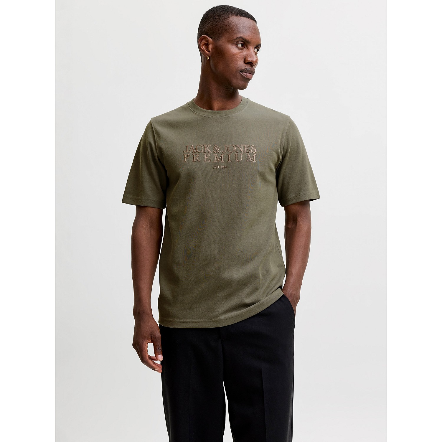 Ανδρική Μπλούζα Κοντομάνικη Ethan Branding Jack & Jones